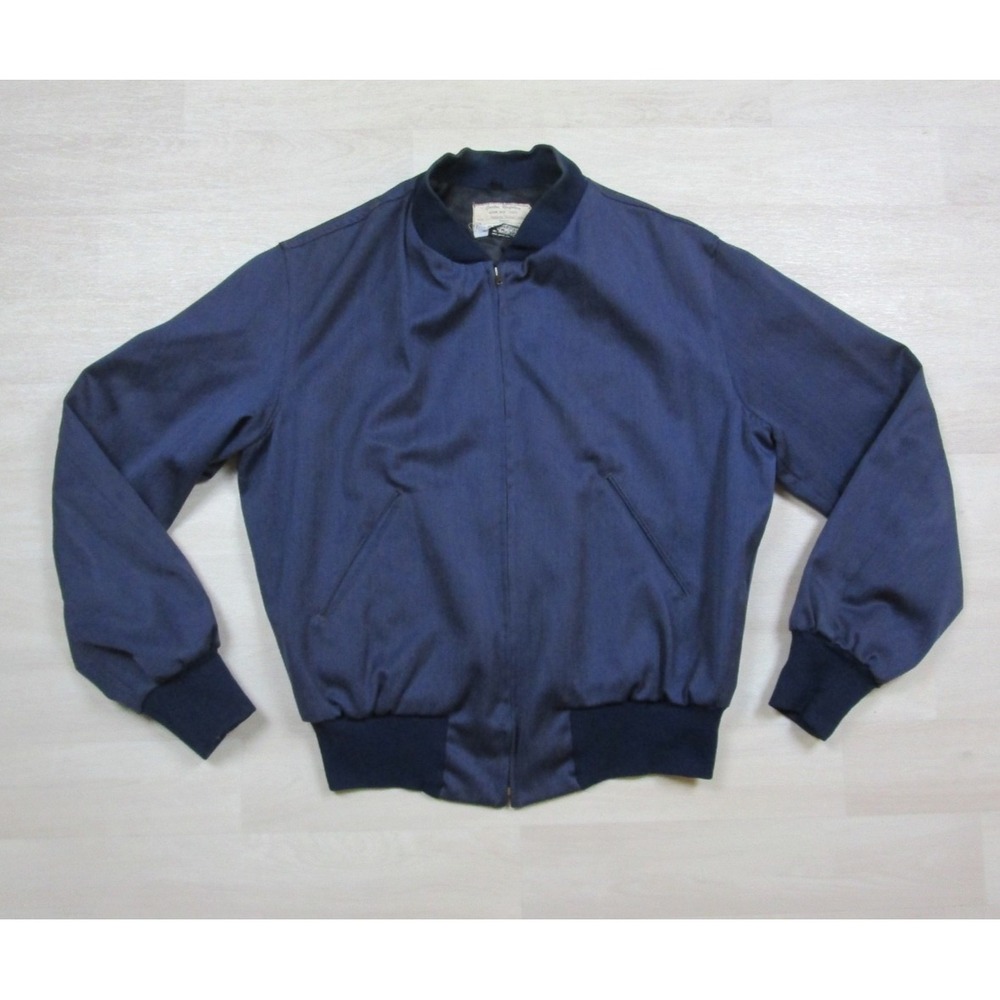Vintage 60s Gordon Uniforms Workwear Coat (XL) Talon Zip "Roadway Winter Jacket"